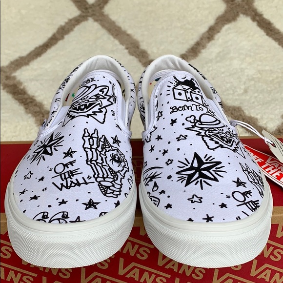 VANS CLASSIC SLIP-ON U-Color Tattoo/True WMNS - Picture 8 of 16